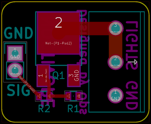 Lights Test Board Layout